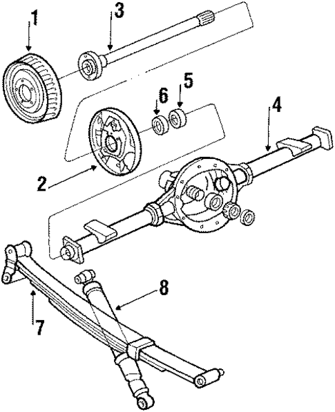 Rear Brakes for 1990 Chevrolet G30 #0