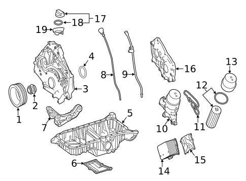 Engine Parts for 1999 Mercedes-Benz CLK430 #3