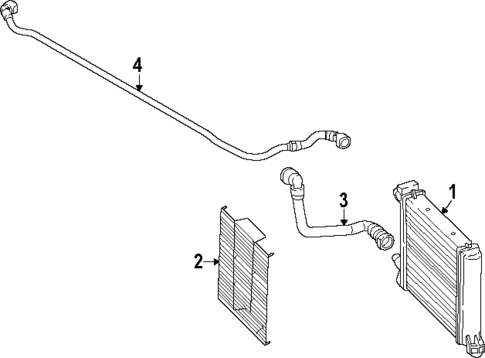 Radiator & Components for 2023 BMW X1 #2