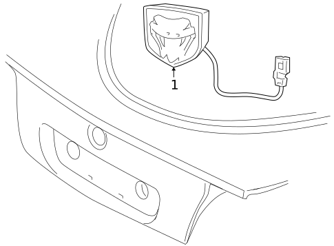 High Mount Lamps for 2006 Dodge Viper #1