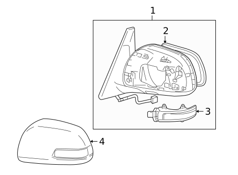 Mirrors for 2011 Toyota 4Runner #0