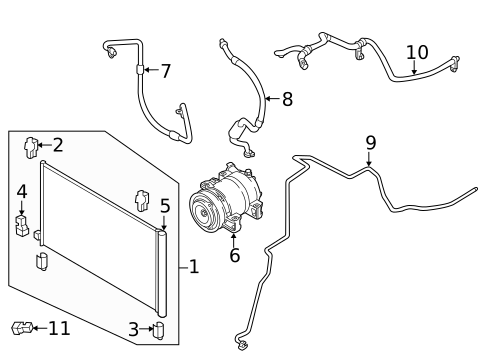 Hoses & Pipes for 2020 Nissan Rogue #0