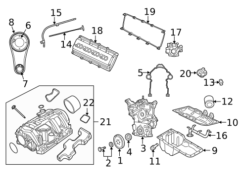 Engine Parts for 2009 Dodge Durango #1