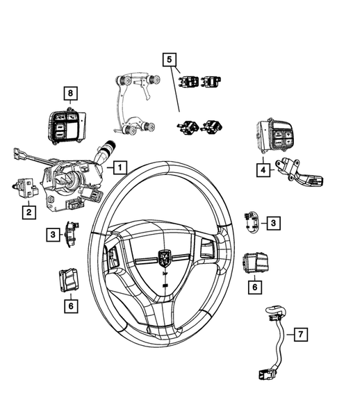 Switches for 2013 Chrysler Town & Country #2