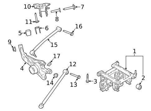 Rear Suspension for 2018 Ford EcoSport #1
