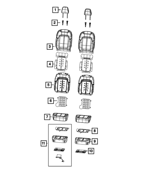 Front Seats - First Row for 2023 Jeep Grand Wagoneer #3