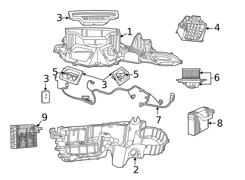 Blower Motor & Fan for 2001 Dodge Durango #0
