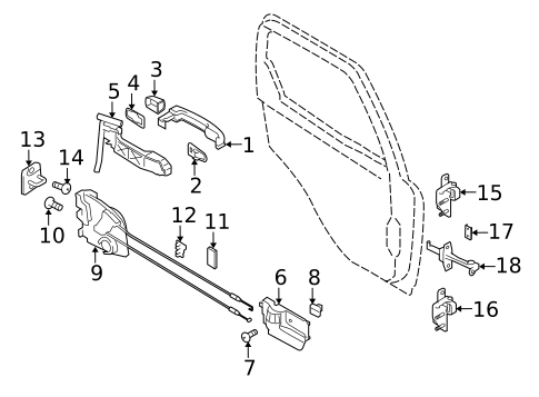 Front Door for 2009 Suzuki SX4 #2