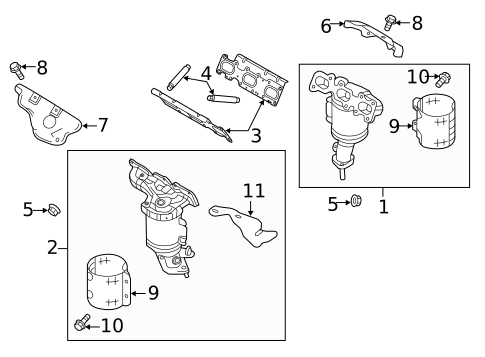 Exhaust Manifold for 2017 Ford Explorer #0