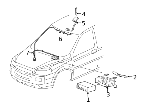 Electrical Components for 2007 Saturn Relay #1