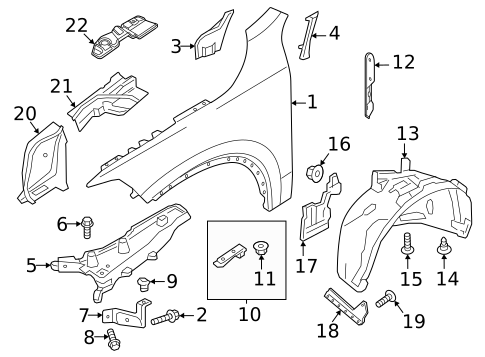 Fender & Components for 2019 Volvo XC90 #0