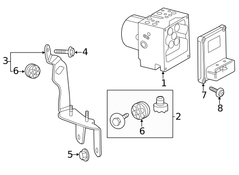ABS Components for 2011 Cadillac CTS #0