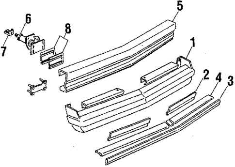 Bumper Assembly - Rear for 1984 Chevrolet Monte Carlo #0