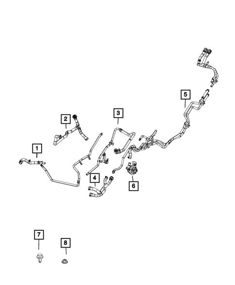 Water Pump and Related Parts for 2018 Jeep Wrangler #2