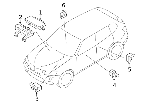 Air Bag Components for 2016 BMW X4 #1