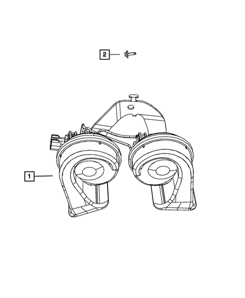 Horns for 2013 Dodge Journey #0