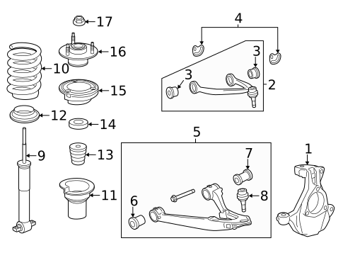 Suspension Components for 2021 GMC Yukon #9