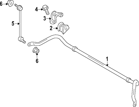 Stabilizer Bar & Components for 2025 Ford Transit-350 #1