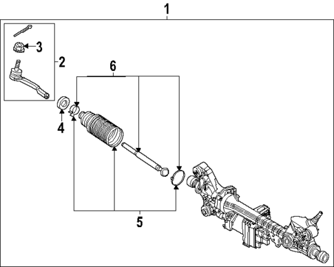 Steering Gear & Linkage for 2025 INFINITI QX80 #0
