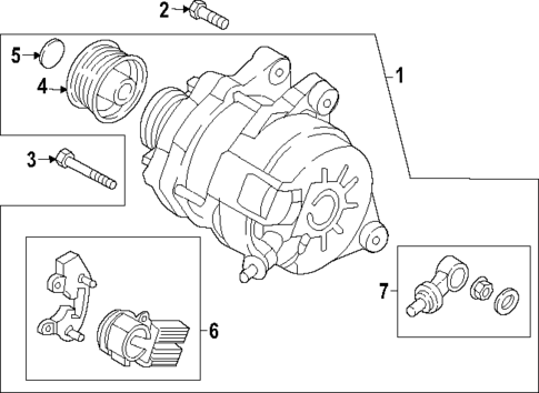 Alternator for 2020 Mazda CX-5 #0