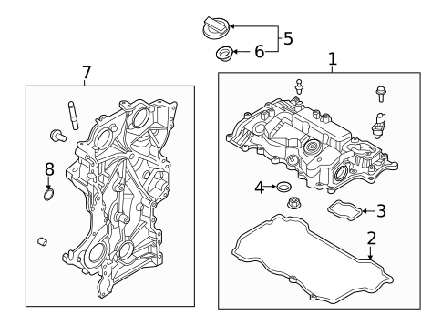 Valve & Timing Covers for 2024 Kia Sorento #0