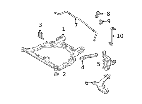 Suspension Components for 2006 Nissan Quest #1