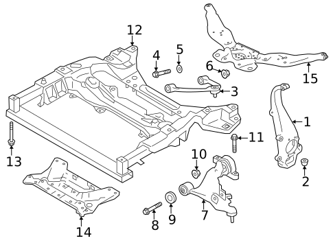 Suspension Components for 2018 Infiniti Q50 #2