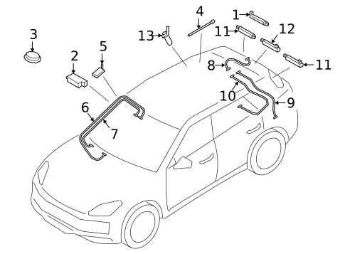 Navigation System for 2022 Porsche Cayenne #1