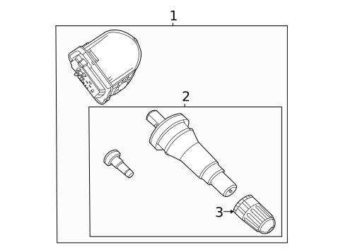 Tire Pressure Monitor Components for 2021 Ford Mustang Mach-E #0