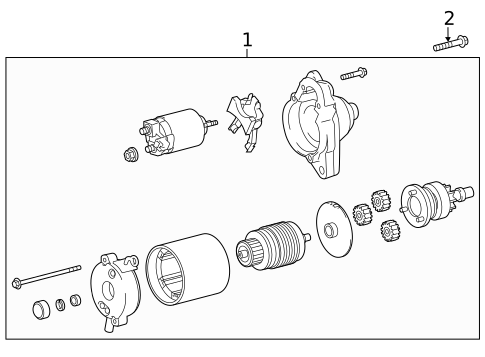 Starter for 2016 Toyota Corolla #1