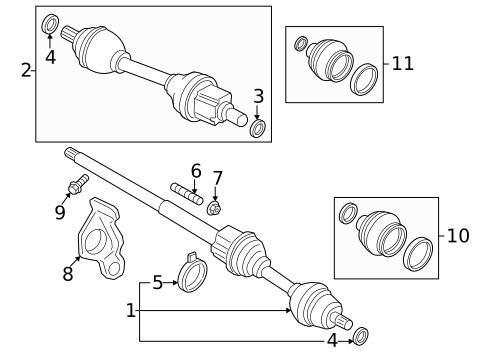 Drive Axles for 2017 Volvo XC90 #0