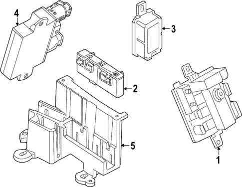Keyless Entry Components for 2022 BMW 430i Gran Coupe #1