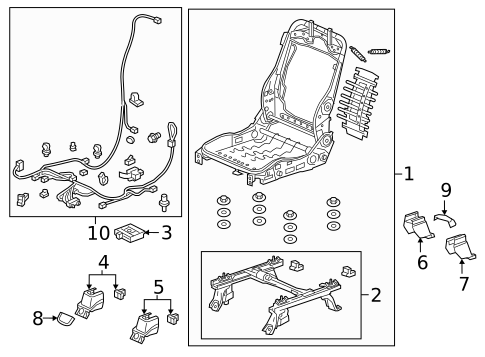 Tracks & Components for 2021 Honda Pilot #2