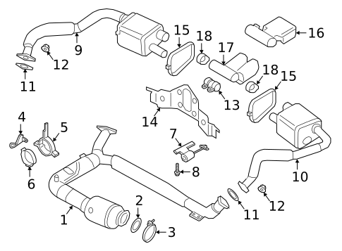 Exhaust Components for 2024 Porsche 718 Cayman #0