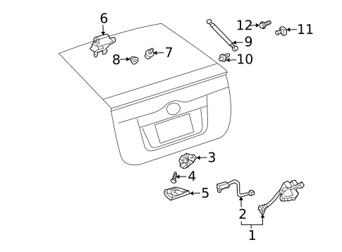 Lock & Hardware for 2005 Toyota Prius #2