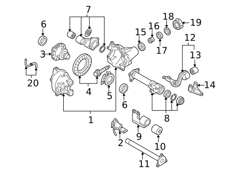 Front Axle for 2004 Suzuki XL-7 #1