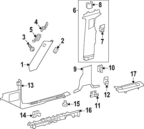 Interior Trim - Pillars for 2025 Mercedes-Benz G63 AMG #0