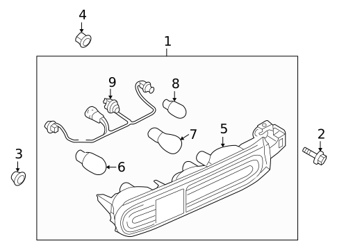 Bulbs - Chassis for 2011 Nissan Cube #1