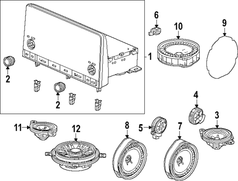 Antenna & Radio for 2023 Honda Accord #1