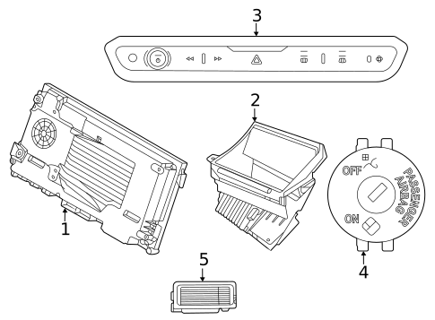 Cluster & Switches for 2023 BMW i4 #0
