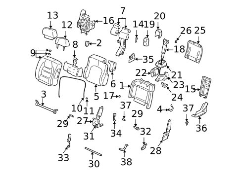Power Seats for 2004 Cadillac DeVille #2