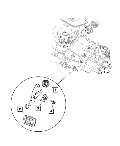 Clutch Controls for 2001 Chrysler PT Cruiser #2