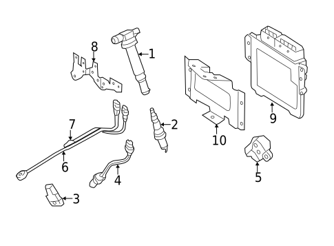 Powertrain Control for 2015 Kia K900 #1