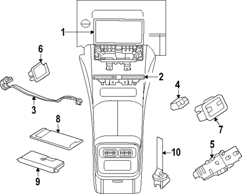 Electrical Components for 2025 Mercedes-Benz GLC43 AMG #0