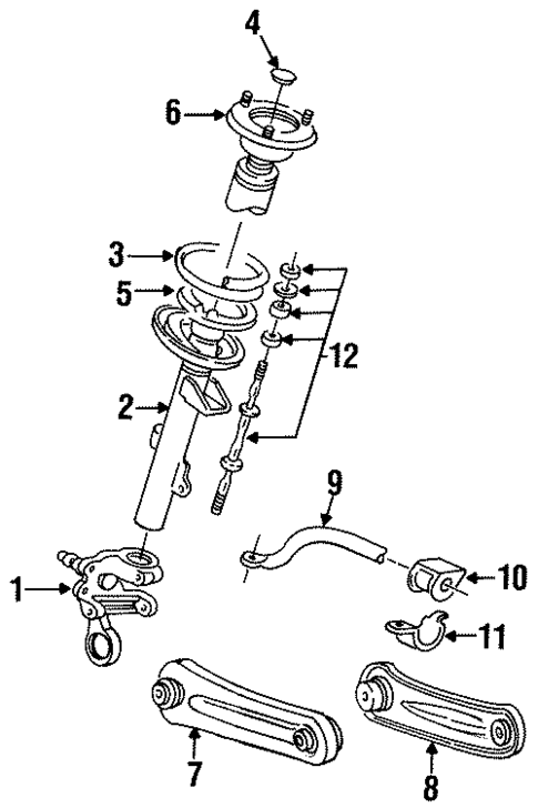 Rear Suspension for 1996 Ford Taurus #3
