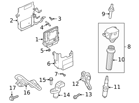 Powertrain Control for 2021 Lincoln Corsair #0