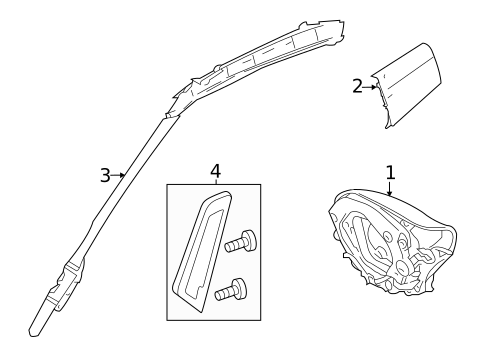 Air Bag Components for 2018 Mercedes-Benz Sprinter 3500 #0