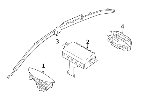 Air Bag Components for 2013 Hyundai Elantra GT #0