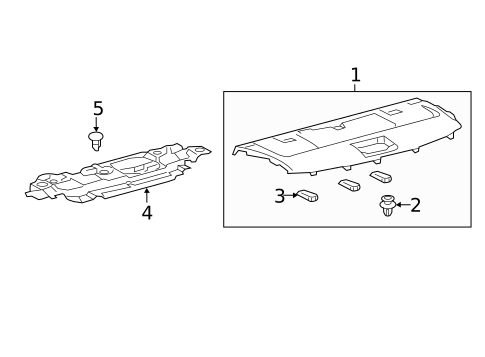 Interior Trim - Rear Body for 2018 Lexus ES350 #2