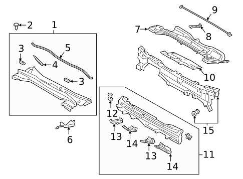 Cowl for 2020 Lexus UX200 #0